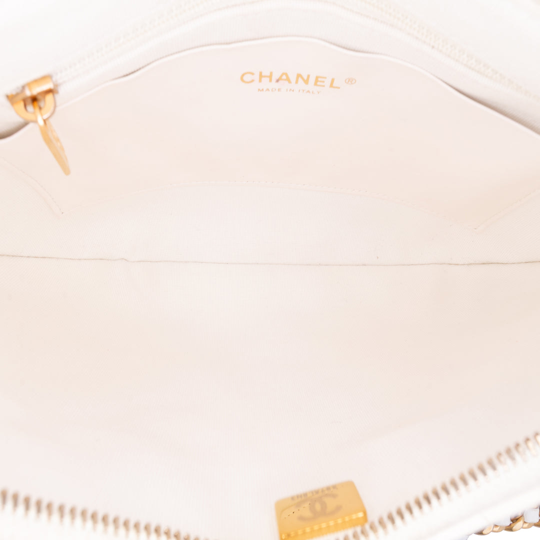 Chanel Large brillant Crumpled Matelassé Cuir d’agneau Trendy Chain Around Hobo