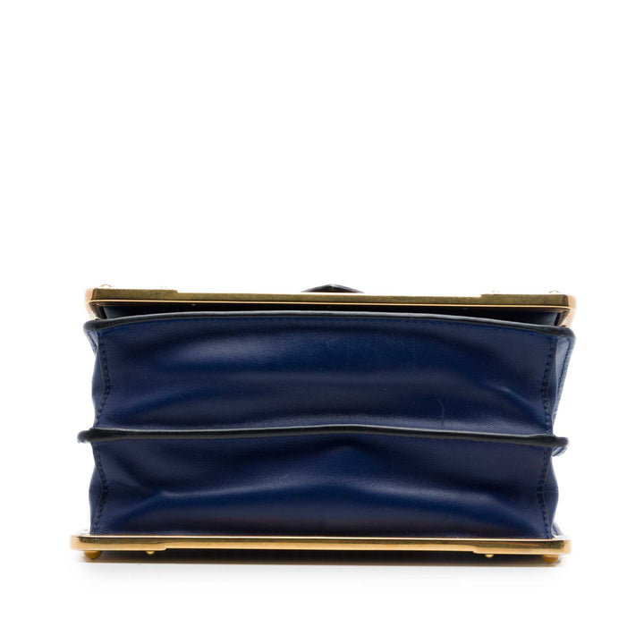 Prada Saffiano à finitions City Veau Cahier Sac porté croisé