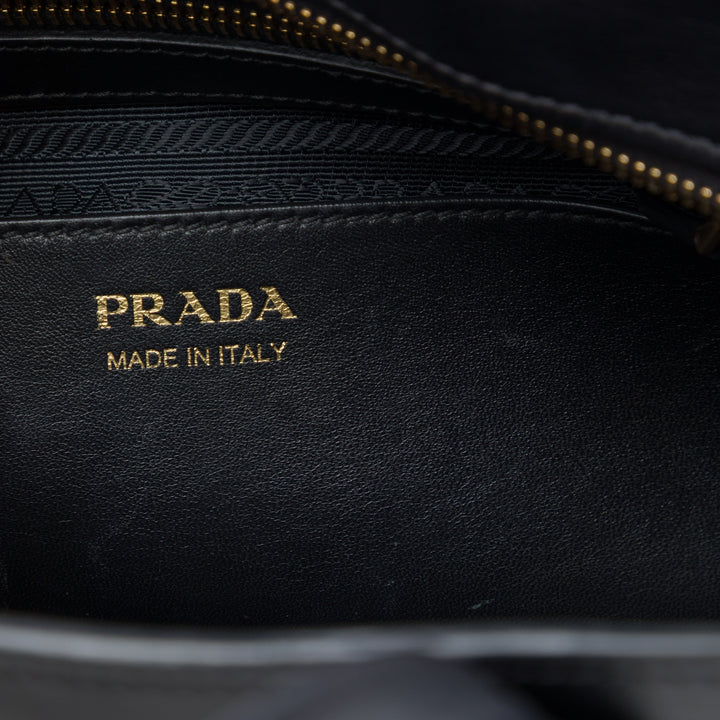 Prada Sac à main City Veau Paradigme Saffiano Noir – vue 5 – GABY PARIS