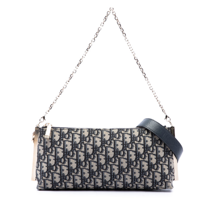 Dior Sac à main Dior Club Oblique Bleu – vue principale – GABY PARIS
