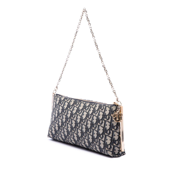 Dior Sac à main Dior Club Oblique Bleu – vue 2 – GABY PARIS