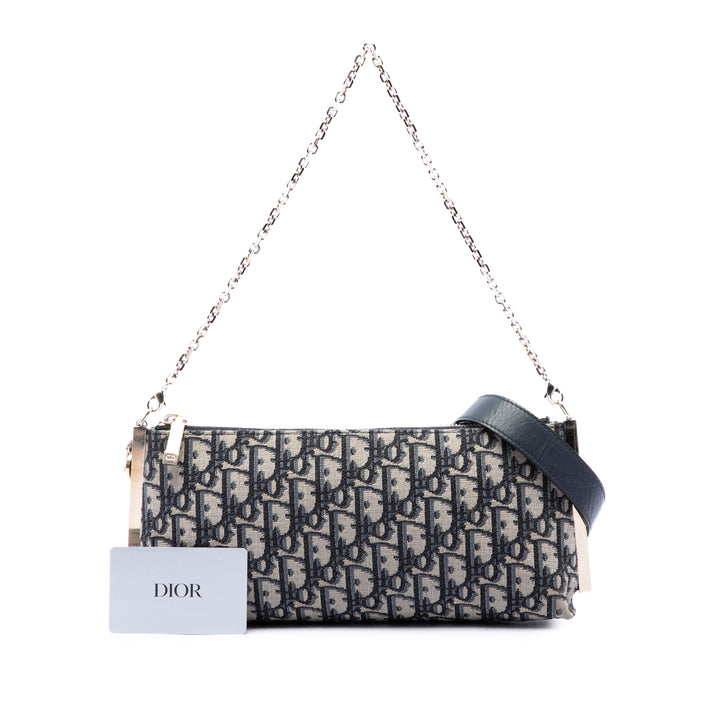 Dior Sac à main Dior Club Oblique Bleu – vue 6 – GABY PARIS