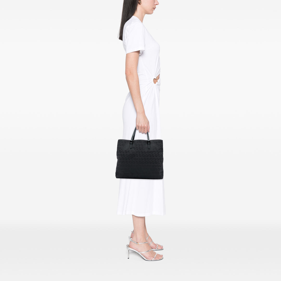 Fendi Zucchino Cabas Noir
