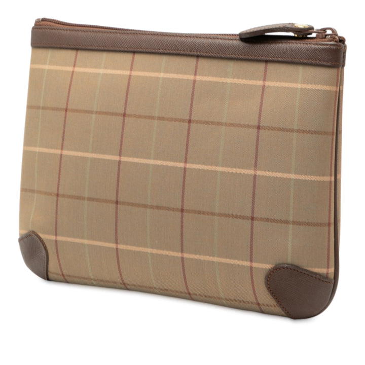 Burberry Vintage Check Toile Pochette