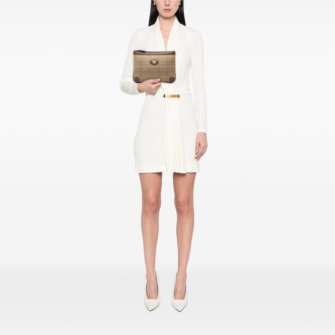 Burberry Vintage Check Toile Pochette