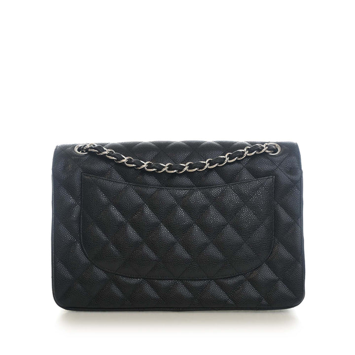 Chanel Jumbo Classic Caviar Double rabat
