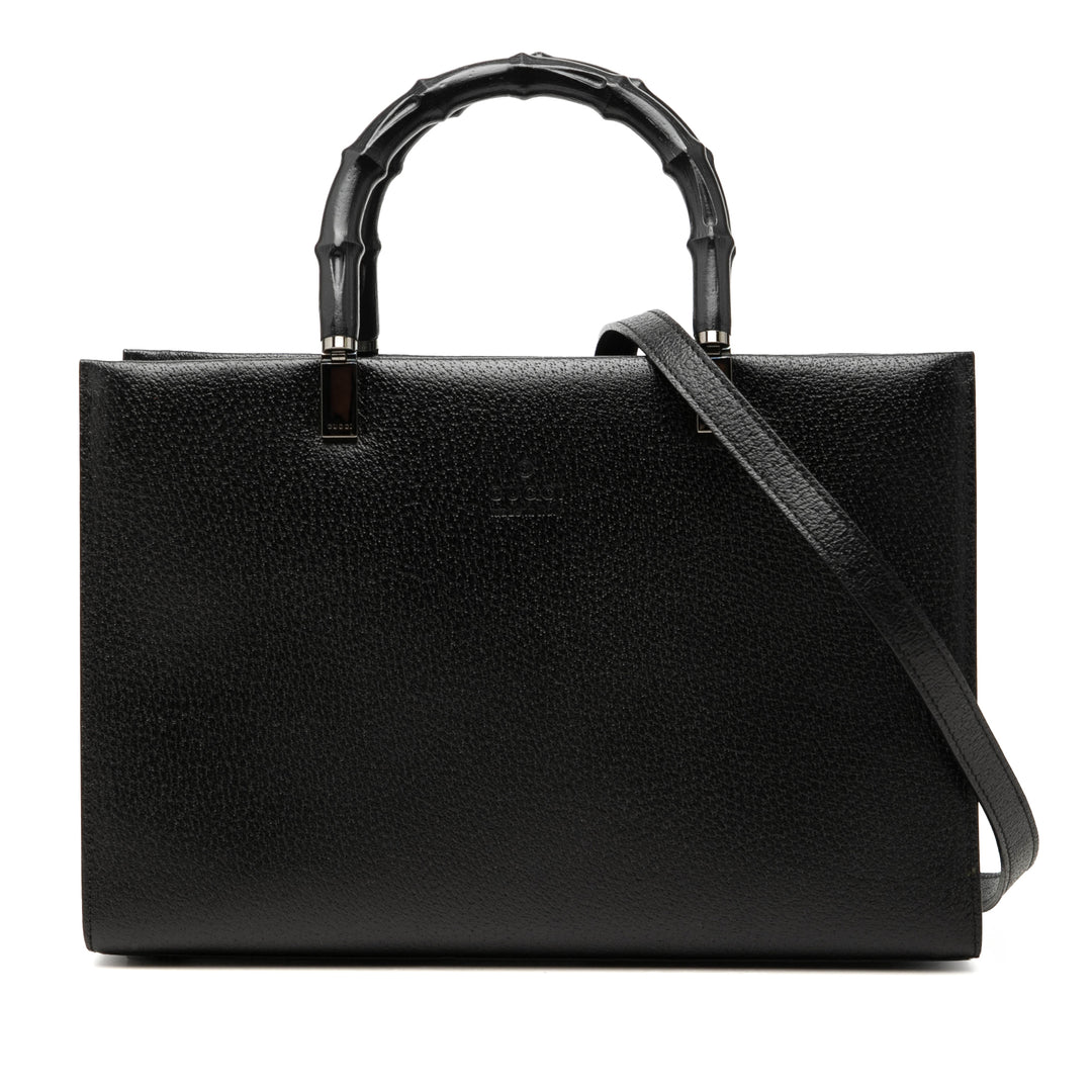 Cinghiale Bamboo Cabas Noir