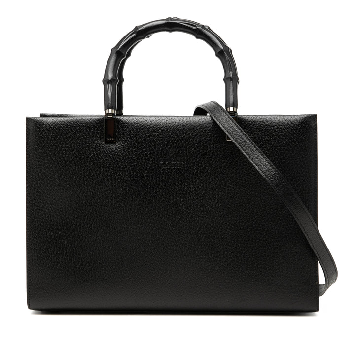 Cinghiale Bamboo Cabas Noir
