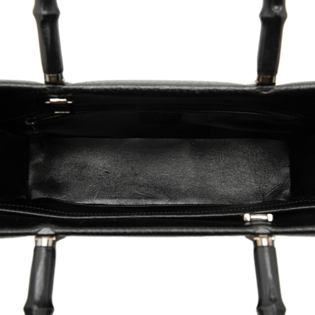 Cinghiale Bamboo Cabas Noir