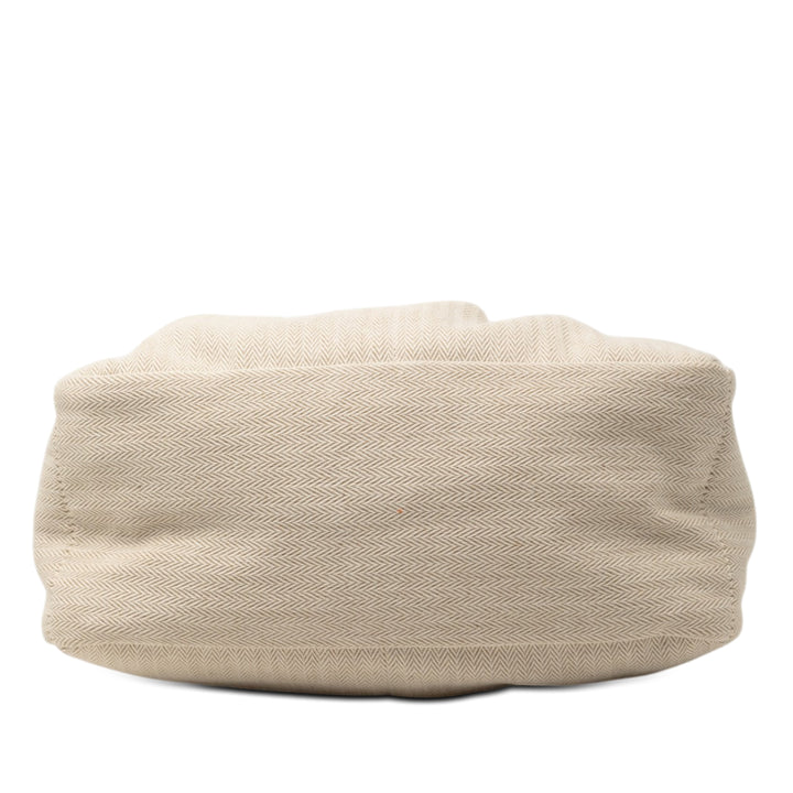 Hermès Toile et Barenia Fourbi Pochette 25