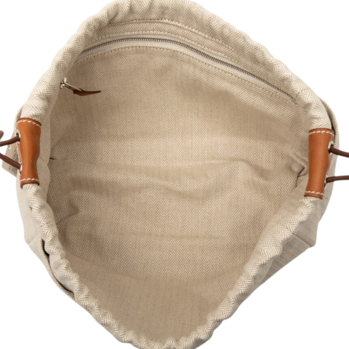 Hermès Toile et Barenia Fourbi Pochette 25