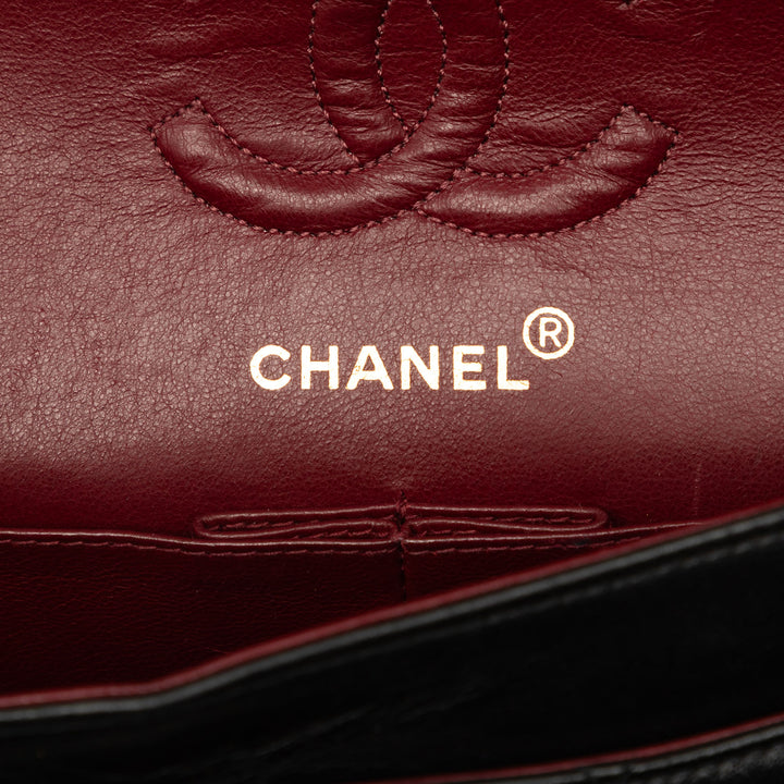 Chanel Sac porté épaule Classic Double rabat Moyen Cuir d'agneau Noir – vue 5 – GABY PARIS