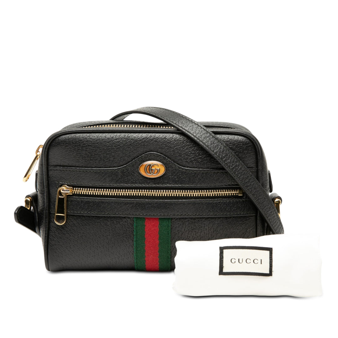Gucci Mini Cuir de veau Web Ophidia Sac porté croisé