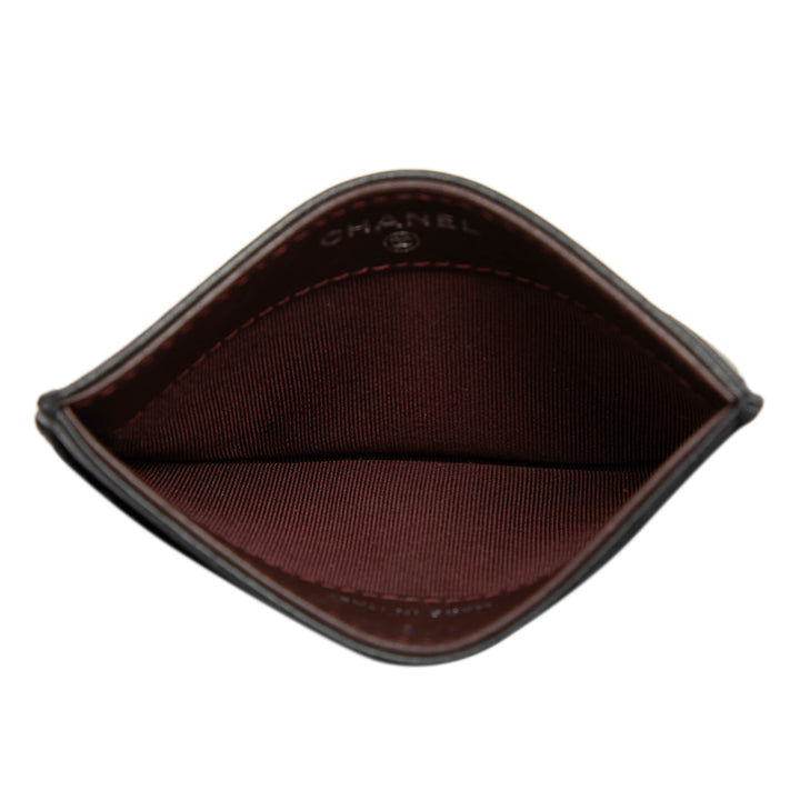 Chanel CC Matelassé Cuir d’agneau Card Holder