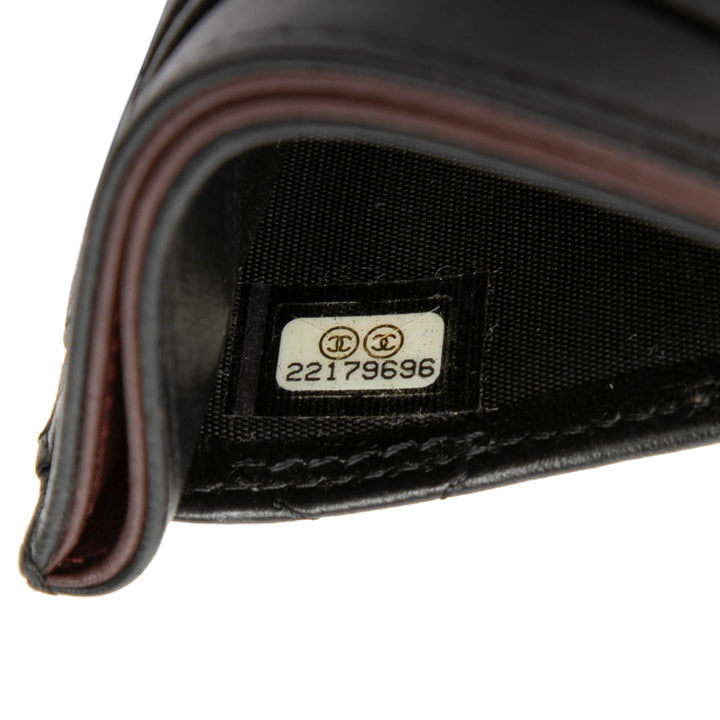 Chanel CC Matelassé Cuir d’agneau Card Holder