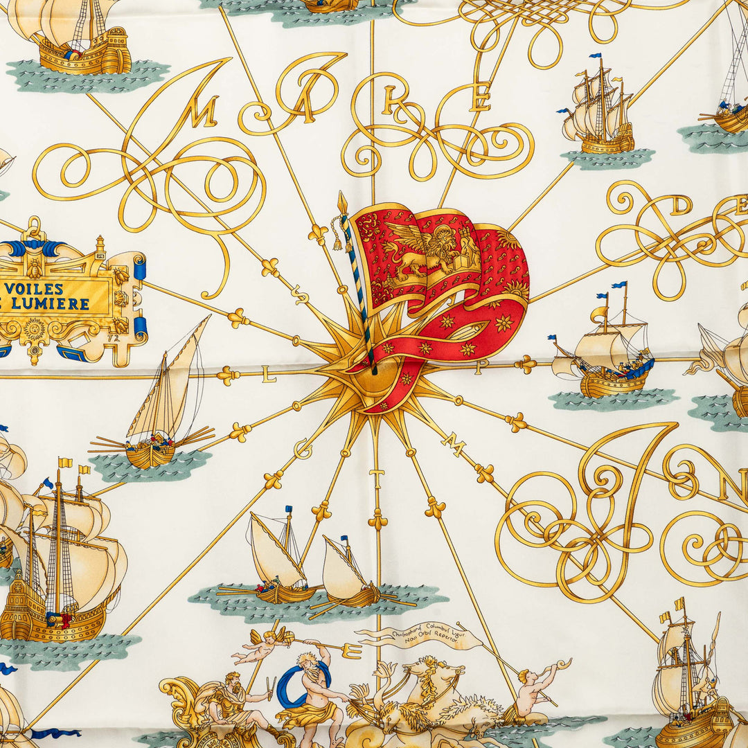 Voiles de Lumiere Foulard 90 Blanc