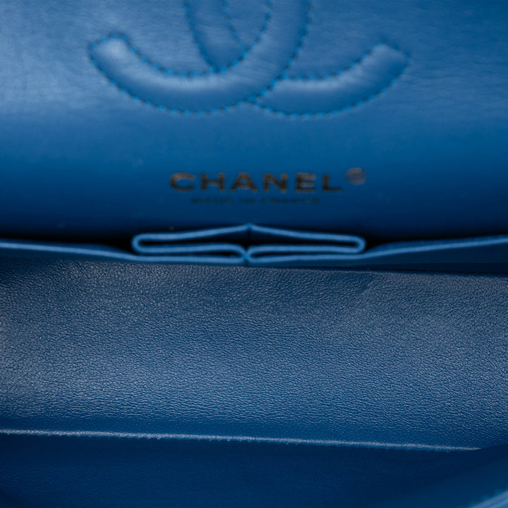 Chanel Small Classic Chevron Cuir d'agneau Double rabat