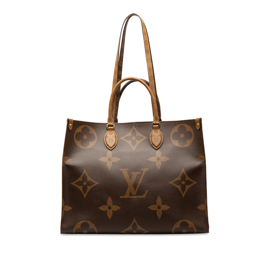 Monogram Reverse Giant OnTheGo GM Brown - Gaby Paris