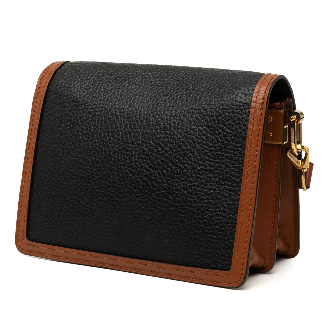 Dauphine Mini taurillon Noir