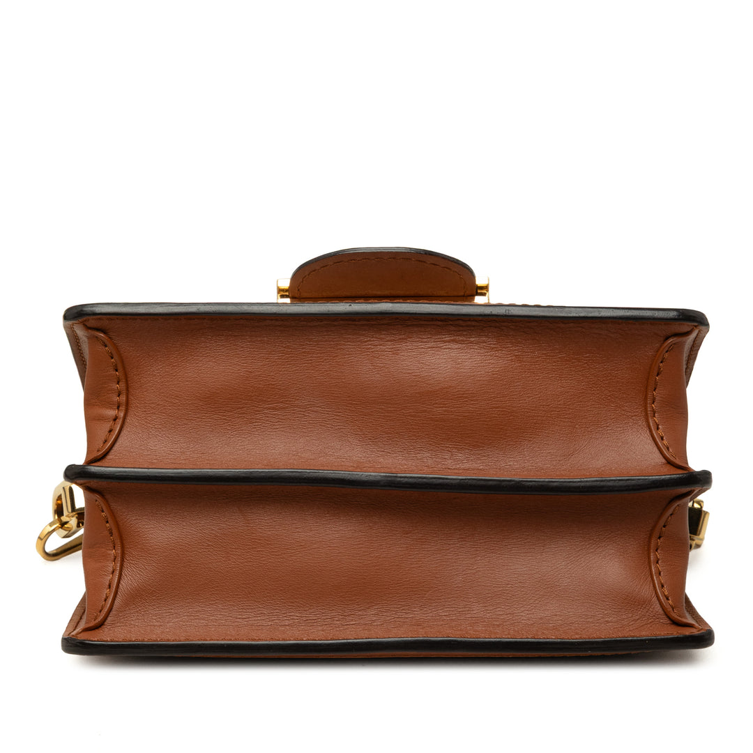 Dauphine Mini taurillon Noir