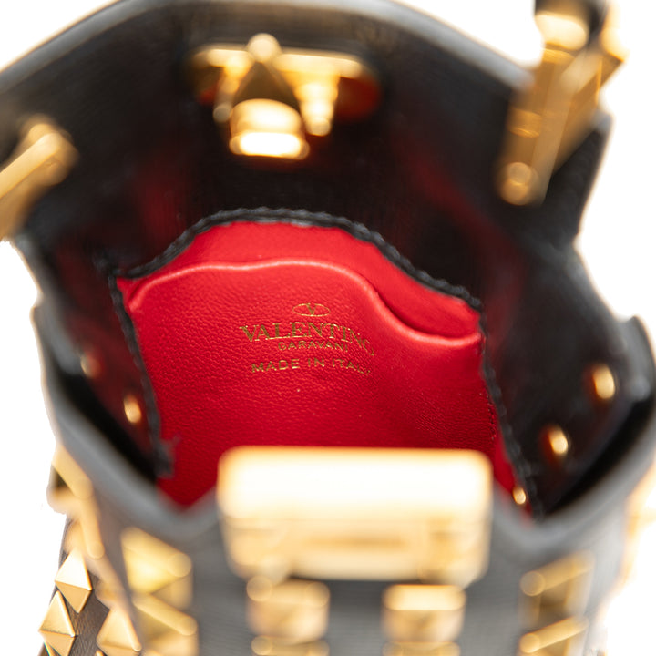 Valentino Cuir Rockstud Alcove Smartphone Étui