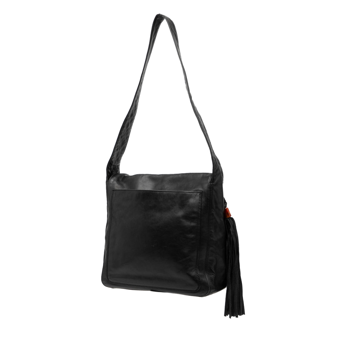 Chanel CC Cuir d’agneau Pompon à rabat Messenger Sac