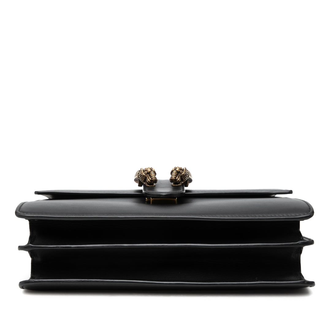 Gucci Bamboo Dionysus Web Sac Moyen Cuir de veau Noir