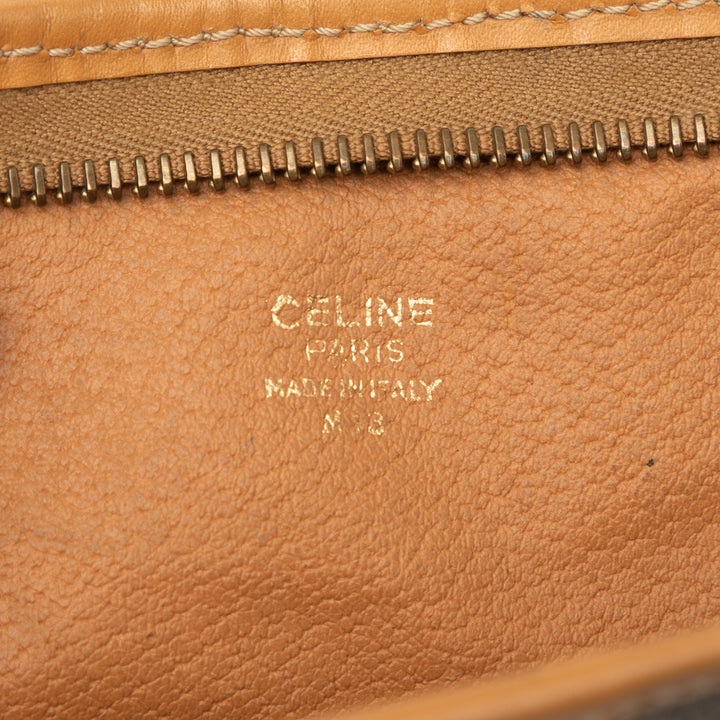 Celine Pochette Macadam Toile enduite Marron – vue 5 – GABY PARIS