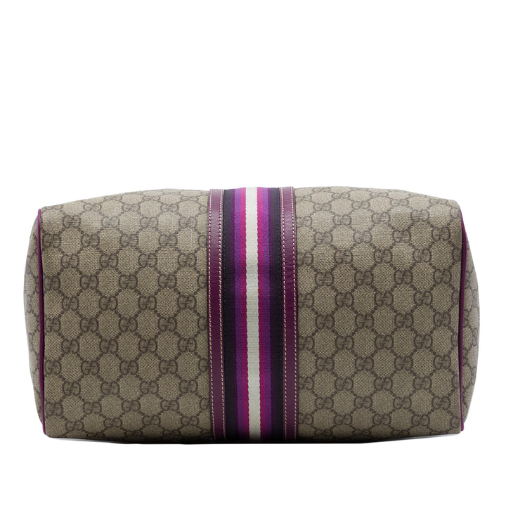 Gucci Sac à main Joy Web Boston GG Supreme Moyen Beige – vue 3 – GABY PARIS