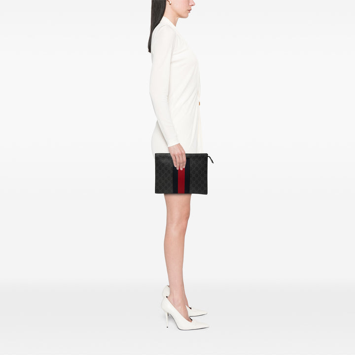Gucci GG Supreme Web Pochette