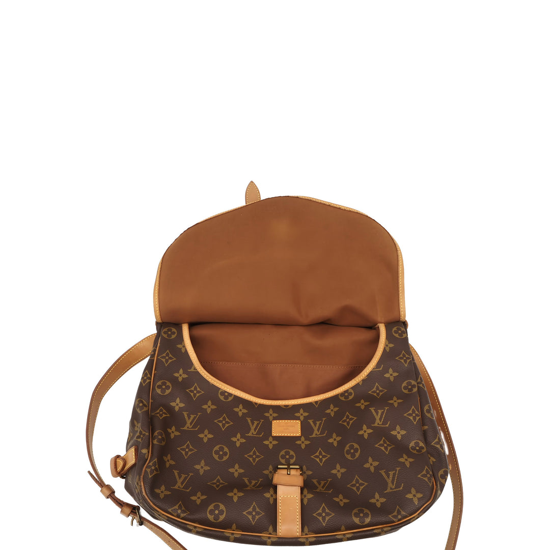 Louis Vuitton Saumur 35 Monogram Marron – vue 12 – GABY PARIS