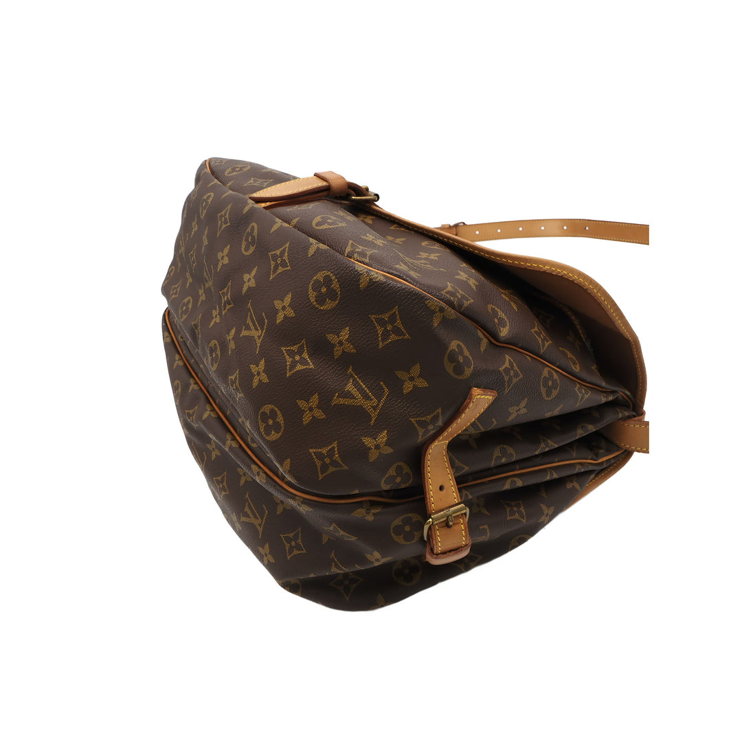 Louis Vuitton Saumur 35 Monogram Marron – vue 14 – GABY PARIS