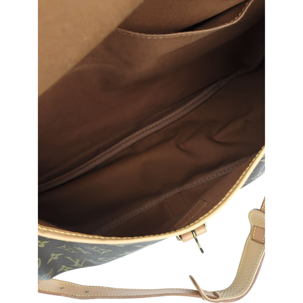 Louis Vuitton Saumur 35 Monogram Marron – vue 2 – GABY PARIS
