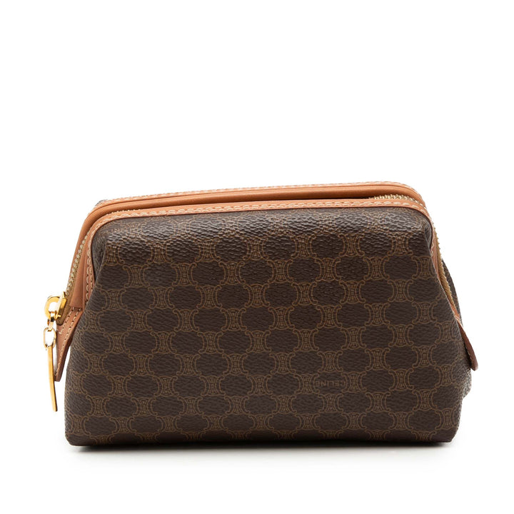 Celine Macadam Coated Toile Pochette