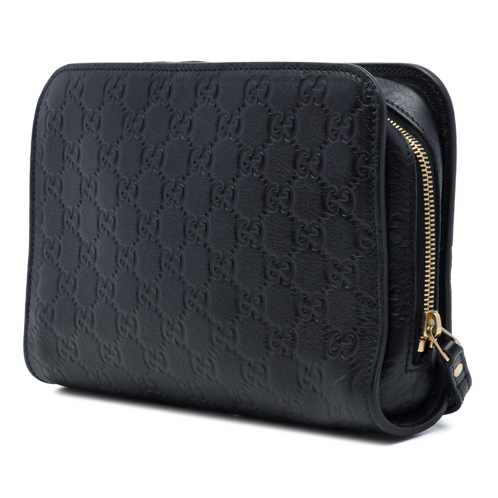 Gucci Guccissima Pochette Noir – vue 2 – GABY PARIS