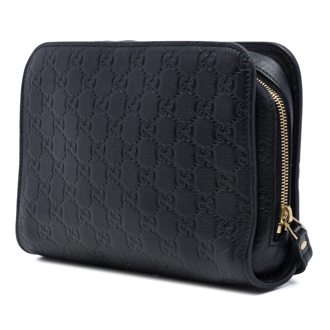 Gucci Guccissima Pochette Noir – vue 2 – GABY PARIS