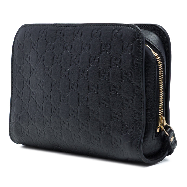 Gucci Guccissima Pochette Noir – vue 2 – GABY PARIS