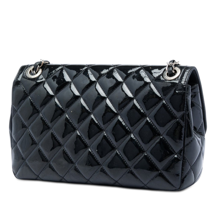 Chanel Matelassé Coco Shine à rabat Petit Cuir