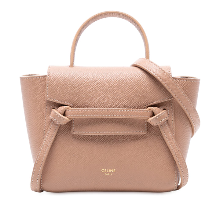 Celine Pico Cuir de veau grainé Sac ceinture