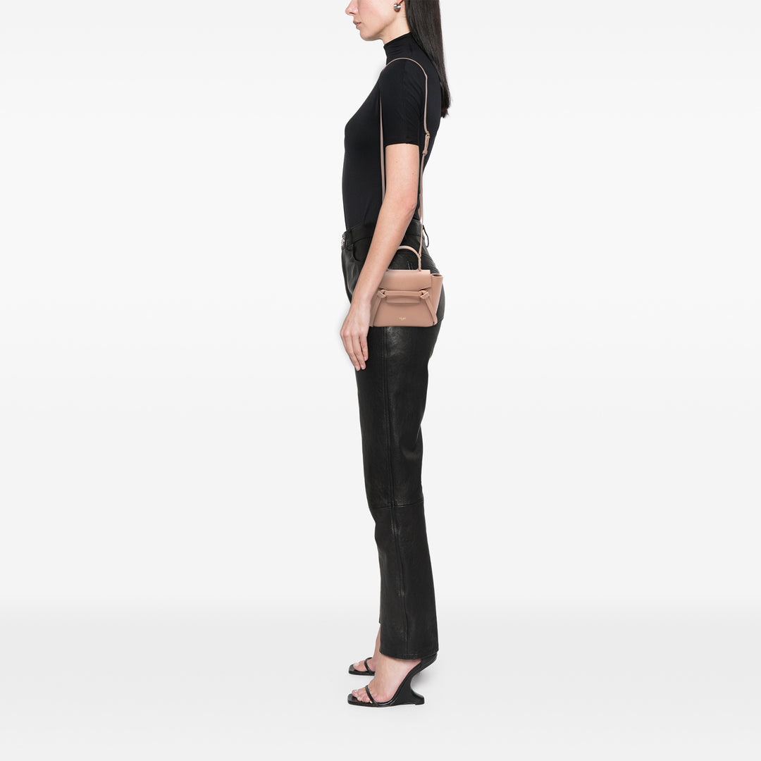 Celine Pico Cuir de veau grainé Sac ceinture