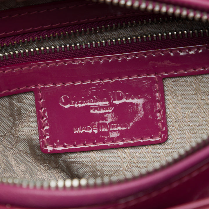 Dior Lady Dior Cannage Moyen Rose – vue 5 – GABY PARIS
