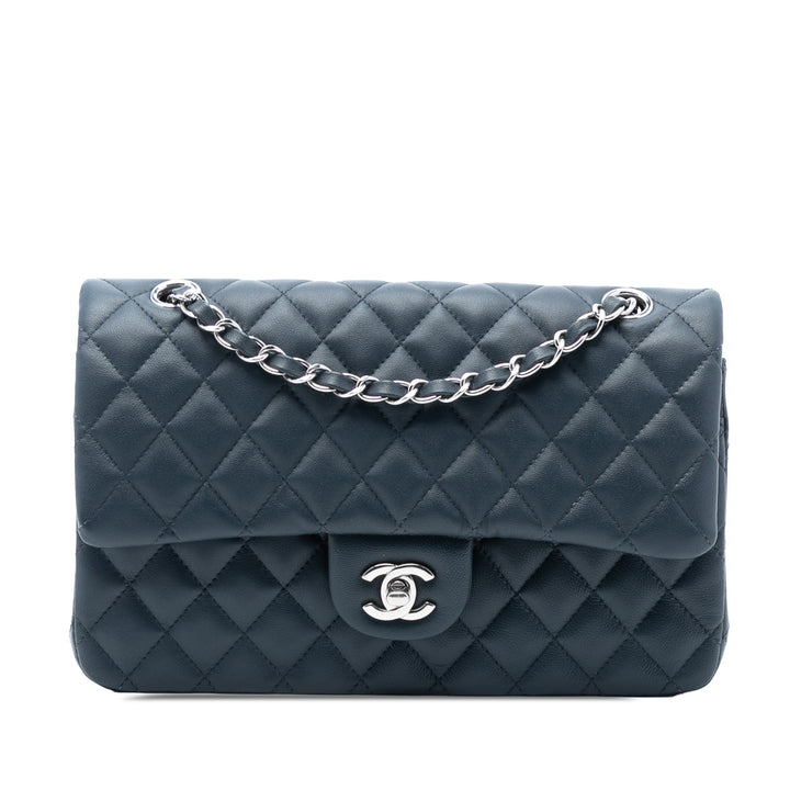 Chanel Medium Classic Cuir d’agneau Double rabat