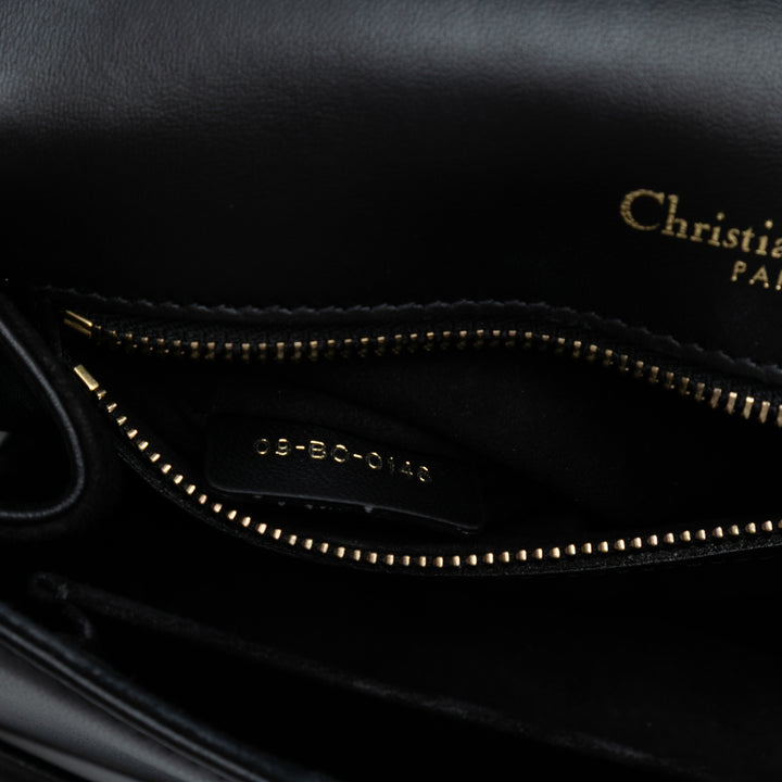 Dior Small Cuir d’agneau Studded Diorama Flap Noir – GABY PARIS Authentique