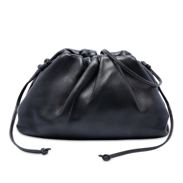 Bottega Veneta Pochette The Mini Cuir d'agneau Noir – vue principale – GABY PARIS