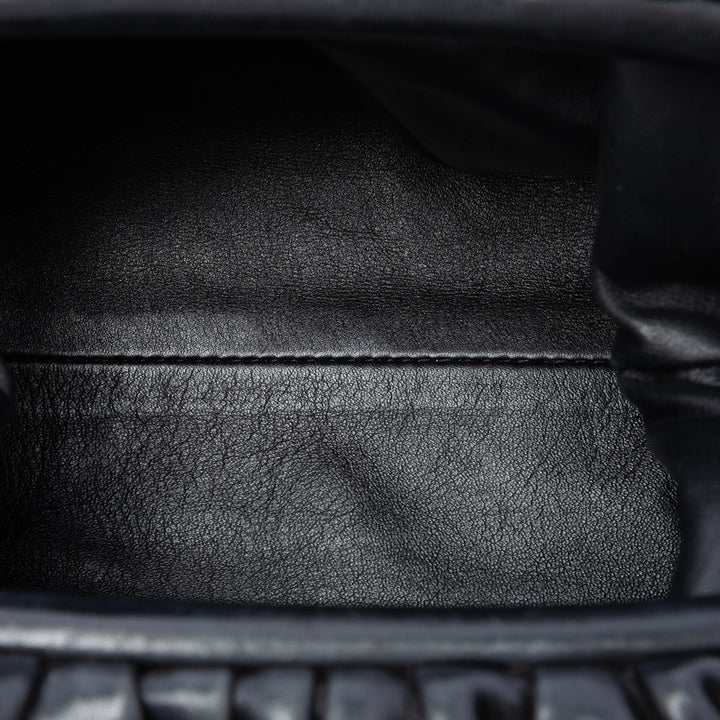Bottega Veneta Pochette The Mini Cuir d'agneau Noir – vue 4 – GABY PARIS