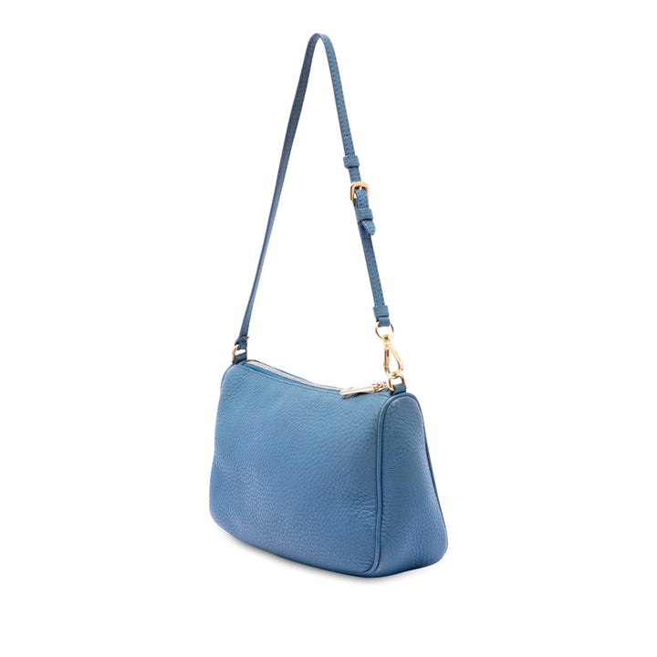 Vitello Daino Pochette Bleu