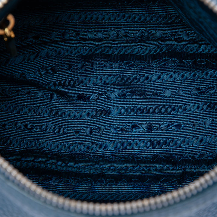Vitello Daino Pochette Bleu