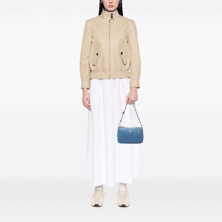 Vitello Daino Pochette Bleu