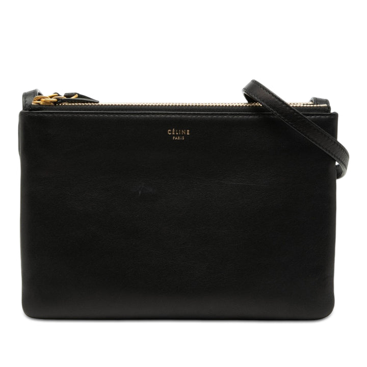 Celine Small Cuir d’agneau Trio Sac porté croisé