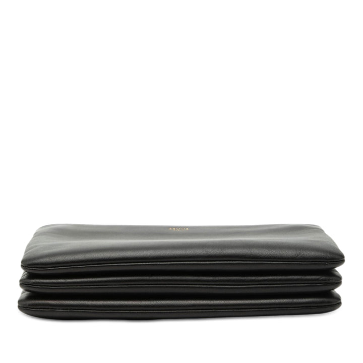 Celine Small Cuir d’agneau Trio Sac porté croisé